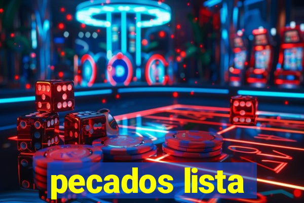 pecados lista